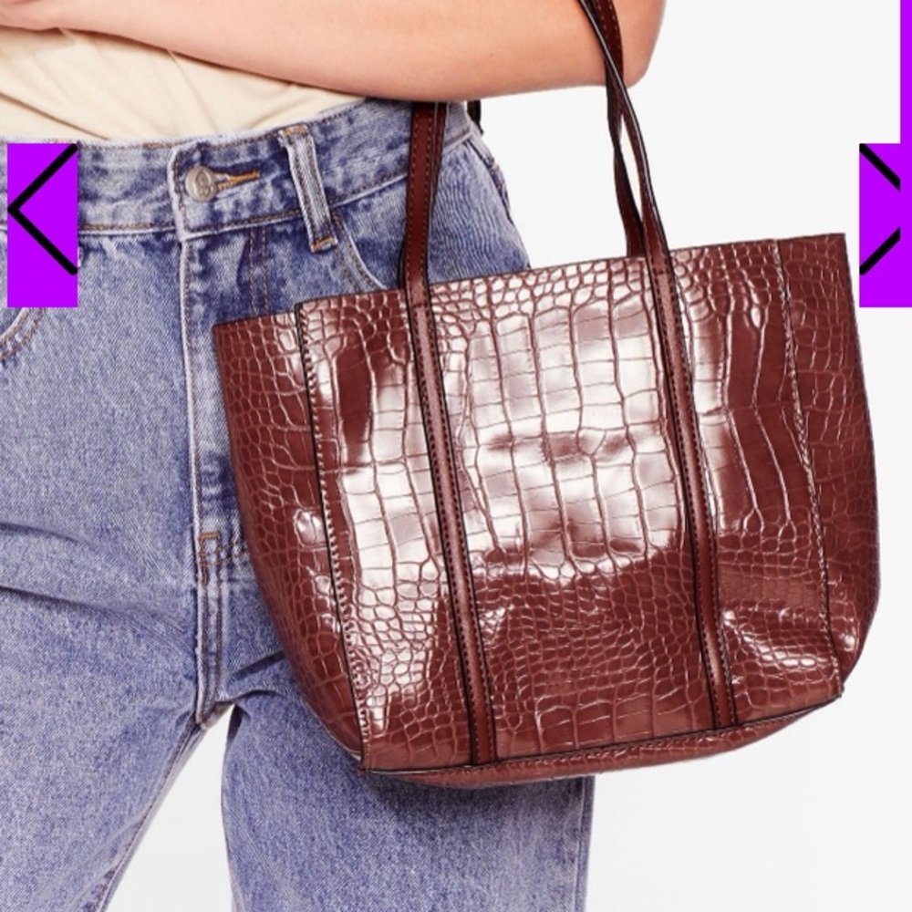 Nasty Gal One Stop Shopper Tote Shoulder Bag